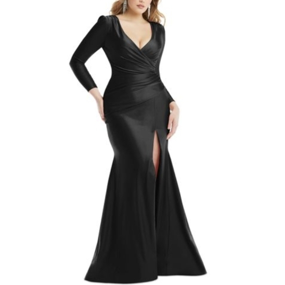 Cynthia Steffe Dresses & Skirts - Cynthia Steffe Black Long Sleeve Gown